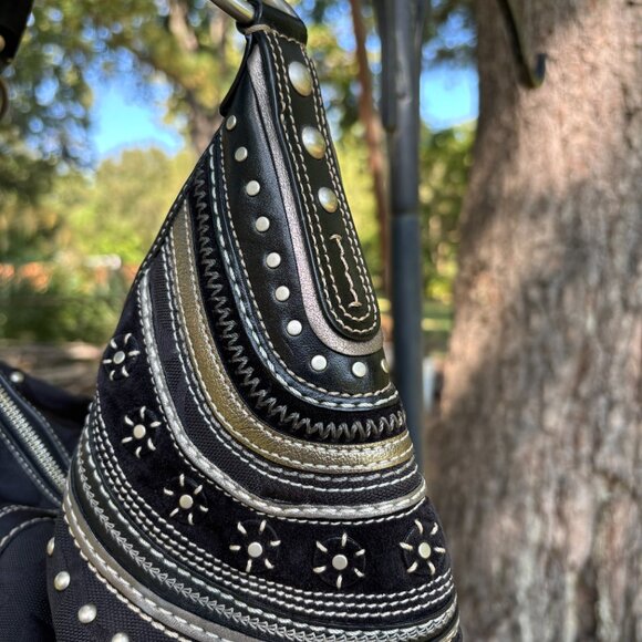 Coach Black Soho Hobo #10483 - Picture 3 of 12